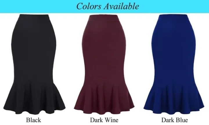 2022%20New%20Fashion%20Women's%20Causal%20Mermaid%20Hips-Wrapped%20Pencil%20Skirt%20Fishtail%20Skirt%20Slim%20High%20Waist%20A-line%20Dress%20XS-8XL%20-%20Image%202