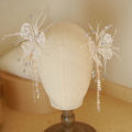New sweet and smart bridal flower tassel hairpin handmade super fairy forest dream temperament wedding wedding hair accessories. 