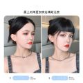 Korean Natural Forehead Ins Hair Fake Fringes Air Bangs Wig Female Piece Real Comic Flush Bangs Invisible Wig. 