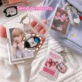 Kpop Photocard Holder Stray Kids aesthetic Decorated Card Holder Ins Album Acrylic Kawaii Photocards for Girls Kpop Stationery.