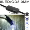 8mm Lens Endoscope 3.5M Soft Cable Wifi Endoscope Camera Inspection Camera brand new and high quality. 