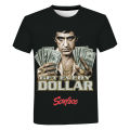 Scarface Tony Montana 3D print T-shirt hot movie Harajuku streetwear cool T shirt men women fashion casual personality tops tees. 