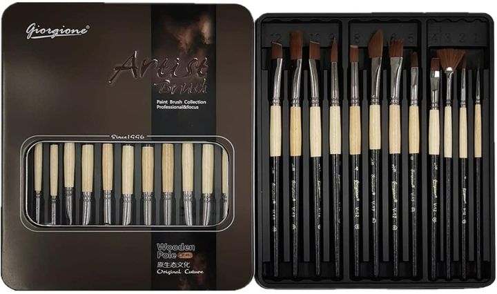 Giorgione® Premium 12 Pieces Brush Set