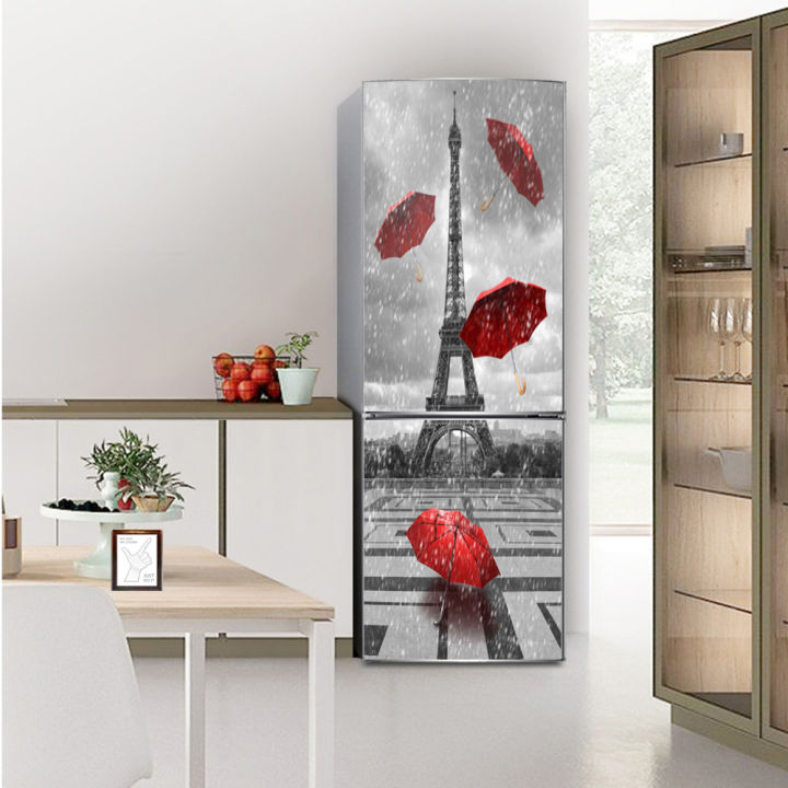 Black%20Gold%20Refrigerator%20Door%20Sticker%20Self%20Adhesive%20Waterproof%203D%20Wallpaper%20Fridge%20Door%20Wrap%20Mural%20Cover%20Home%20Room%20Kitchen%20Decor%20-%20Image%202
