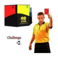 Football Red And Yellow Cards Record Red Card Yellow Card Referee Tool Equipment With Leather Case And Ballpoint Pen.