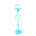 Love Meter Hand Boiler Thermometer Spiral Glass Science Energy Museum Toy Gifts Blue. 