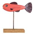 Fish Statue Sle Base Hand-crafted Cheerful Fish Statue. 