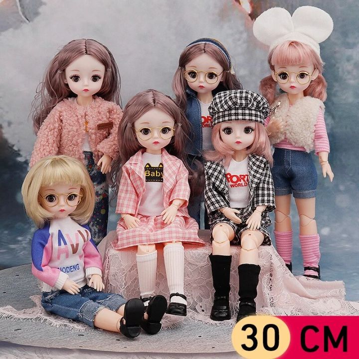 Bjd Dolls 30cm Anime Doll Full Set 1/6 Bjd DIY Toys For Kid Girls 23 - Main Image