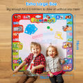 HelloKimi Water Drawing Mat Doodle Mat Writing Painting Mats Board with 3 Magic Pens Learning Toy Big Size 78X78CM Educational Toys for Kids. 