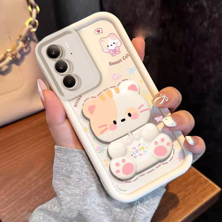 Case%20for%20Realme%20c75%20c71%20c75x%20C73%20C85%204g%20phone%20casing%20back%20cover%20Softcase%20Silicone%20shockproof%20Cover%20new%20design%20aesthetic%20cute%20cat%20with%20makeup%20mirror%20holder%20for%20girls%20JTMMZJ9%20-%20Image%202