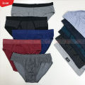 Pack of 10 Pcs Men's Assorted Multicolor Cotton Underwear Briefs From Levin. 