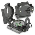 Lansagtic Compass Navigation Compass Multifunctional Metal Measure Distance Calculator for Hiking Camping Backing.