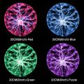 8 Inch Plasma Ball Lamp Globe Static Night Light Magic Touch Sound Sensitive Glass Sphere Fun Toy Kids Plazma Desk Novelty Light. 