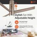 Orient Aeroslim BLDC Motor 48" Smart Inverter Ceiling Fan with IOT, Remote & Under Light (Brown). 