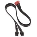1 Piece 12Pin to Dual PCI-E 8Pin PSU Graphics Card Cable Module Cable PSU Graphics Card Cable Module Cable Replace for Enermax PSU. 