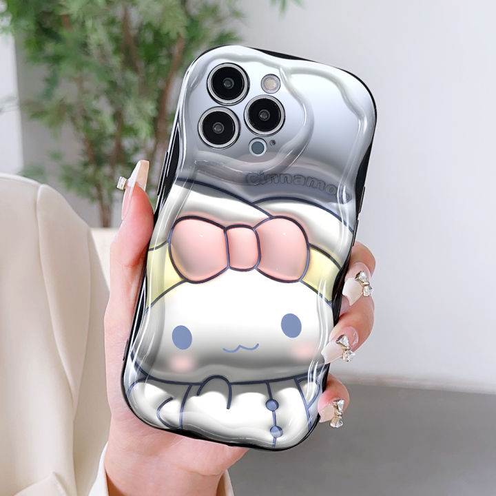 Hontinga%20for%20Redmi%20Note%2012%204G%20Back%20Cover%203D%20Kuromi%20Melody%20Print%20Cream%20Texture%20Phone%20Case%20Wavy%20Edge%20Soft%20Silicone%20Cover%20-%20Image%206