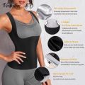 Women Waist Trainer Vest Sauna Sweat Slimming Body Shaper Zipper Thermo Compression Corset Fajas Colombianas Originales.
