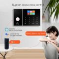 PGST PG108 WiFi 2G GSM Alarm System Home Burglar Security With Motion Sensors Wireless Alarm Kit Support Alexa.