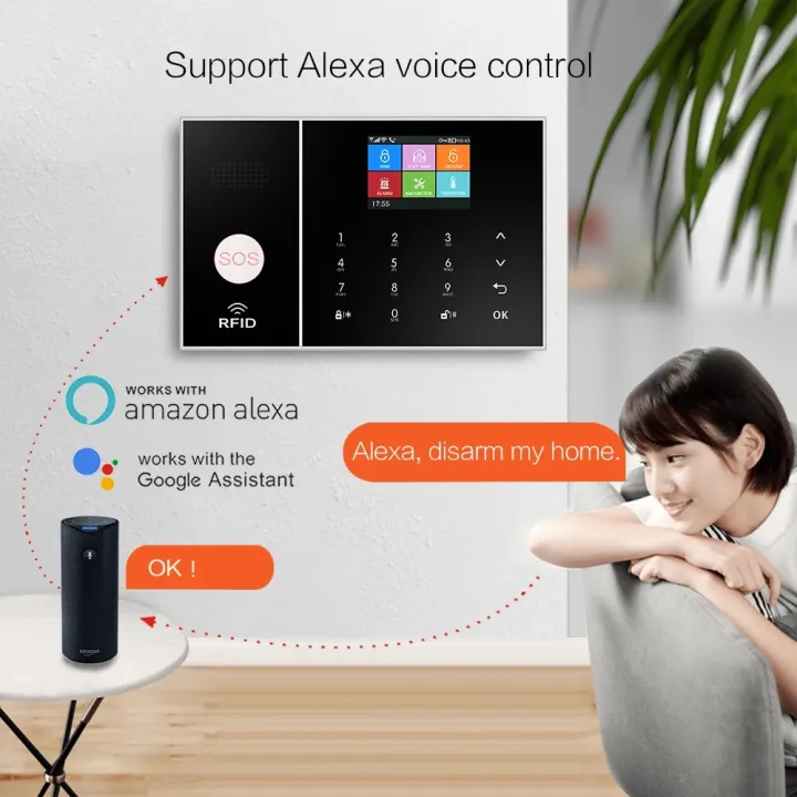 PGST%20PG108%20WiFi%202G%20GSM%20Alarm%20System%20Home%20Burglar%20Security%20With%20Motion%20Sensors%20Wireless%20Alarm%20Kit%20Support%20Alexa%20-%20Image%202