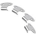 Cabinet Tone Spring Loaded Toggle Switch Latch Hasp 8 Pcs.