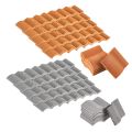 200Pcs Roof Tiles Building Set Miniature Tiles Shingles. 