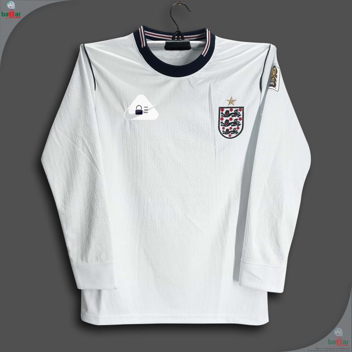 England World Cup Jersey 2026 Thai Premium Football Jersey For Men - Long Sleeve - England Jersey 2026/27
