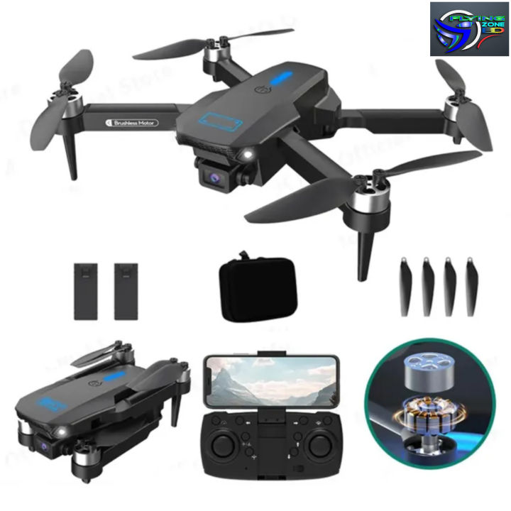 E88Max Brusless motor Drone, Dual Camera & Dual Battery With Sensor Protect Drone.