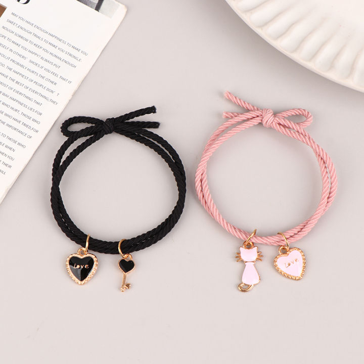 【Universal Car Parts Store】2Pcs Magnetic Couple Bracelets With