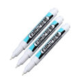 1/3Pcs White Marker Pens Oily Waterproof Permanent Paint Markers For Wood Rock Plastic Leather Glass Stone Metal Art Supplies. 