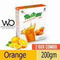 Smc Taste Me Orange Flavored Instant Drink Powder - 2 Box - 200gm Box. 