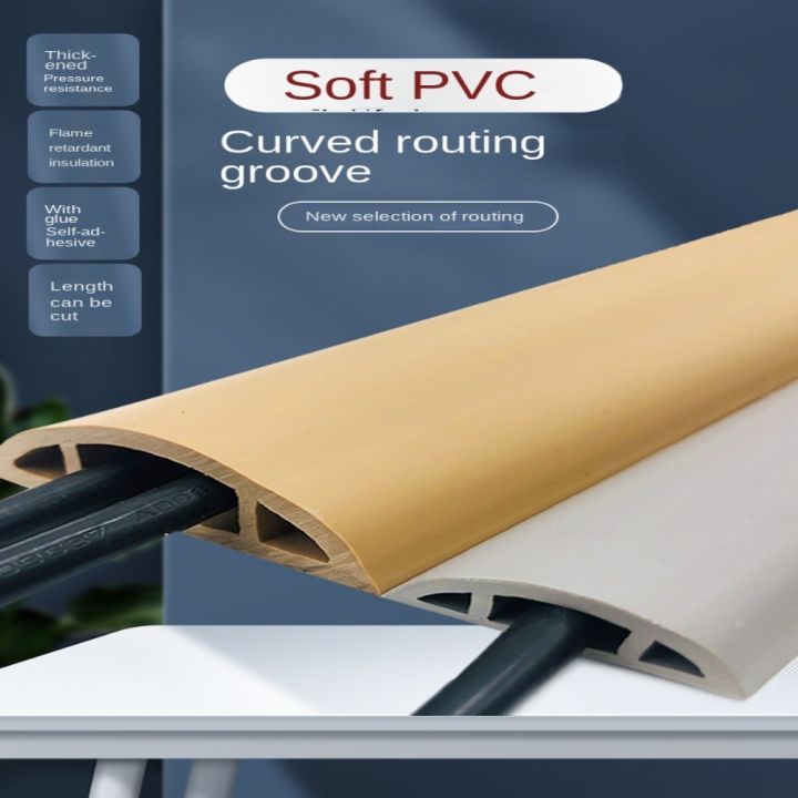 Cable%20Concealer%20Manage%20Anti-extrusion%20Floor%20Cord%20Cover%20Self-Adhesive%20Durable%20Cord%20Protector%20Trapezoid%20Power%20Cable%20Protector%20Home%20Outdoor%20-%20Image%208