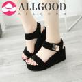 Women's Sandals Wedges Footwear Summer Platform Sandals Women Shoes Female Slip on Peep Toe Knitted Ladies Sneakers Casual. 