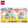 Deli EC228-24 Oil Pastel paper pack 24 shade. 