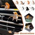Fishing cat Car Interior Decoration Cute Resin With Pipe Glasses Auto Rearview Mirror Pendant Air outlet For Car Accessorie A9F6. 