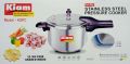 Kiam Stainless Steel Pressure Cooker KSPC-4.5L (4.5 Liter) WITH INDUCTION BOTTOM. 