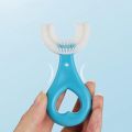 Baby Toothbrush Children 360 Degree U-shaped Child Toothbrush Teethers Soft Silicone Baby Brush Kids Teeth Oral Care Cleaning.