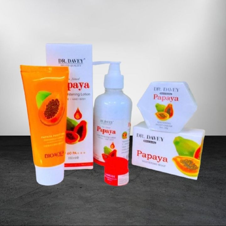 Dr.Davy%20Papaya%20Combo%20pack%20with%20face%20wash,%20soap,%20lotion,%20Cream,%20lip%20blam%20-%20Image%206