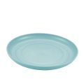 Plastic Wheat Straw Plates Stackable Unbreakable Round Tableware 15cm Microwave Safe Dinner Plates Salad. 