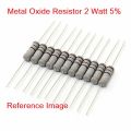 10Pcs- 2Watt 5.6K Ohm Resistor Power Resistor 2W 5.6K Ohm Metal Film Resistor 5.6K Ohm Resistor 2 Watt Metal Oxide Film Leads ±5% Tolerance 2 Pin Leads. 