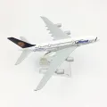 【Hengli jewelry story】scale airplane model Lufthansa A380 German Airbus Model Children Gift. 