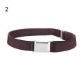 Adjustable Size Flat Buckle Elastic Waist Belt Jeans Pant Belt Women Belt No Show Stretch Belt Invisible Belt Slim Elastic Band. 