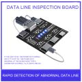 ARELENE 2X DT3 Data Cable Detection Board USB Cable Tester for IOS Android Type-C Short Circuit On-Off Switching Test Board Tool.