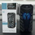 GREATNICE GTS-1559 Bluetooth 5.0 USB, TF Card & FM Radio Supported RGB Lightning Dual 3 Inch Speaker. 