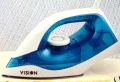 Vision Non Stick Coating Sole-Plate Dry Iron (Model: VIS-DEI-009) - White with Blue & white with Purple. 