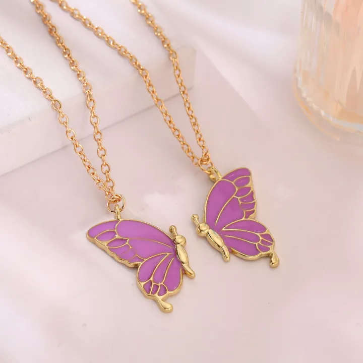 Trendy%202%20Pcs/set%20Butterfly%20Necklace%20for%20Couple%20Gift%20-%20Butterfly%20Pendant%20Card%20Necklaces%20for%20Girls%20Simple%20Stylish%20-%20Chain%20Necklace%20for%20Women%20New%20Collection%20-%20Gifts%20for%20Best%20Friend%20-%20Image%206