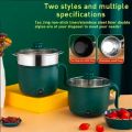Electric Cooking Pot Multifunctional Nonstick Household Cooking Pot 1-2 Person Single/Double Layer Hot Pot Electric Rice Cooker Machine.