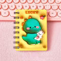 Three-dimensional 3D notebook Cute Painting Kawaii Painting coil notebook 80 sheets Stationery Mini pocket notepad for School Office Travel Art enthusiasts Journaling. 
