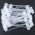50Pcs Nylon Cable Tie Label Self-Locking Network Zipper Trim Wrap Ring Line Label. 