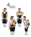 4-in-1 Premium Stylish High-Quality Baby Carrier with Strong Belt Bag. 