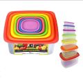 Multi Colour Rainbow Container 7 Pieces Set.. 